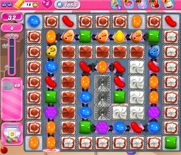 Candy Crush Saga 1853 Candy Crush Saga 1853