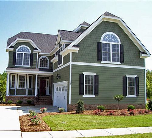 sage green exterior  house  color  ideas Kinjenk House  Design