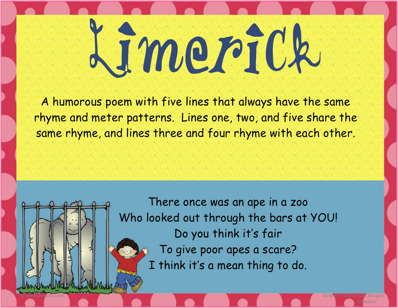 WE LOVE ENGLISH CEIP ABENCERRAJES: LIMERICKS