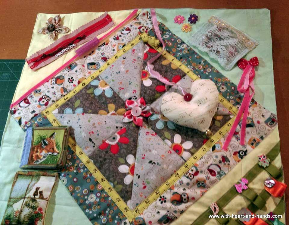 Michele Bilyeu Creates *With Heart and Hands* Making Fidget Quilts for