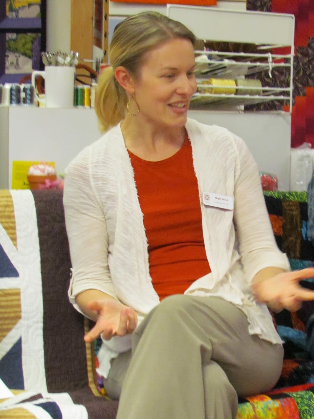 Adel Quilting & Dry Goods Co. March Quilt Circle of Friends Met