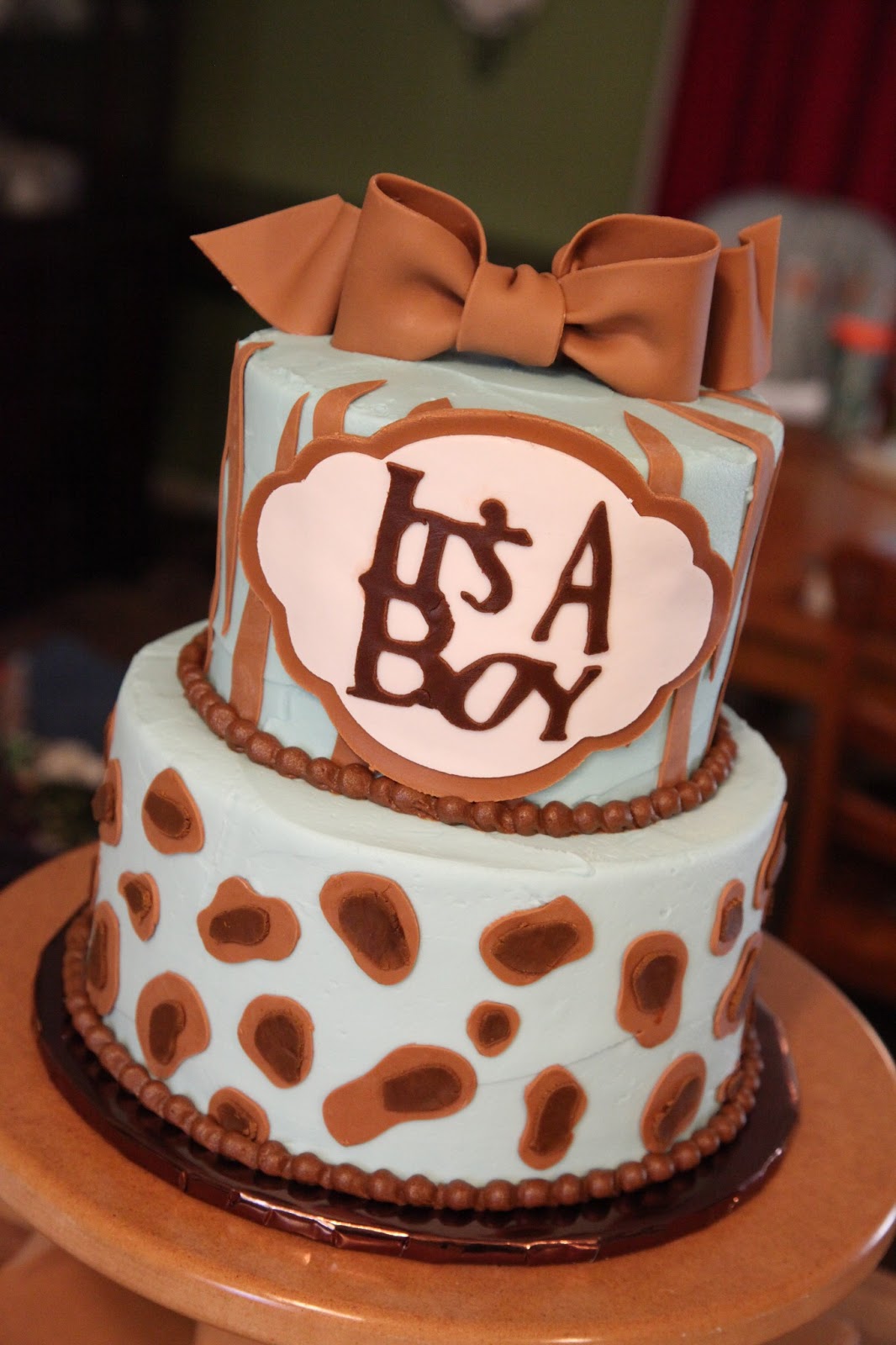 the cake box girls It's a boy baby shower cake