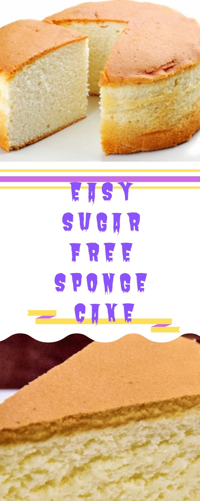 Easy Sugar Free Sponge Cake