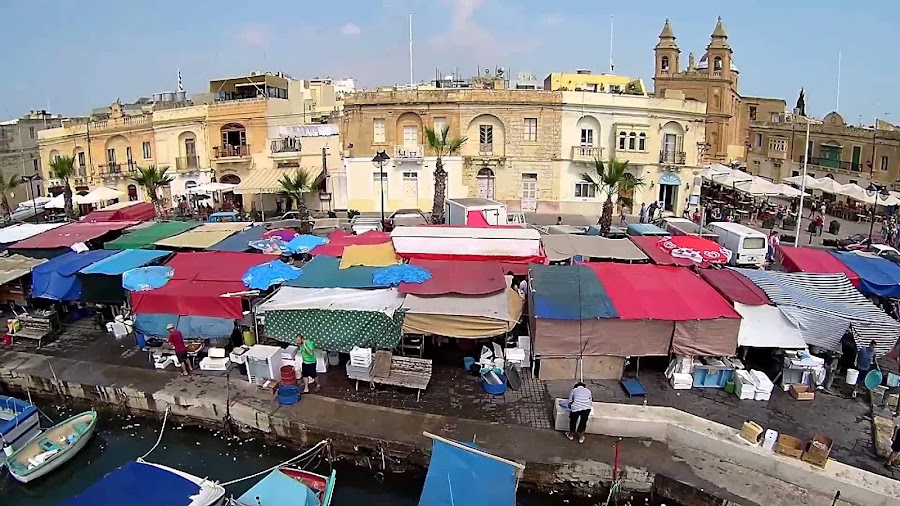 El mercadillo de los domingos de Marsascala, Malta