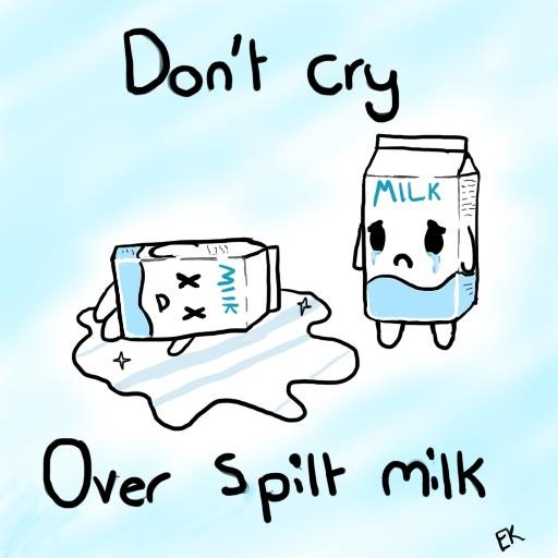 English in New York City What does 'Don't cry over spilt milk' mean?