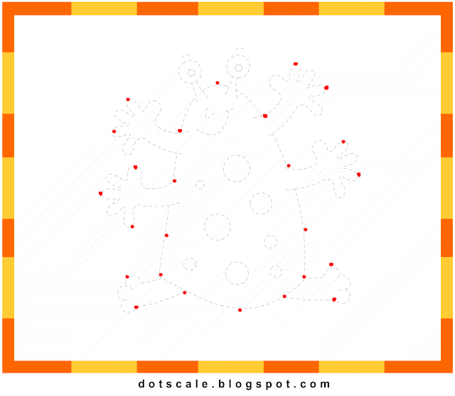 Kids Printable Dot to Dot Free: Alien Dot to dot