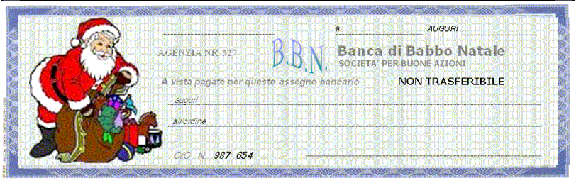 Pacchi babbo filastrocche biglietto migliari regalano paola Lucio Benetton "Sapere per fare impresa": Sapete che dopo 8 o 15 gg. l