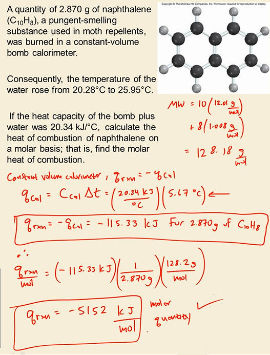 Chemistry Lifeboat Calorimetry Standard Heats of Formation