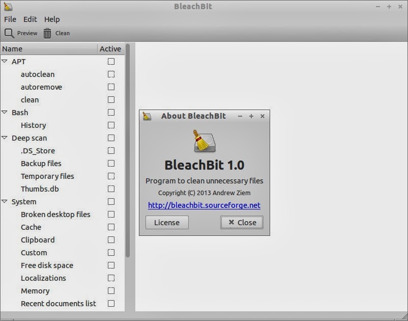 How to install BleachBit ( System Cleaner ) on Linux and Windows IPV4