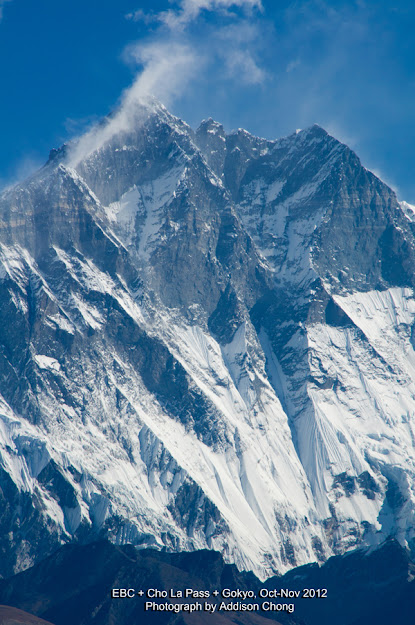 Close up of Lhotse