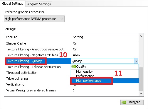 Anisotropic filtering nvidia Anisotropic filtering nvidia