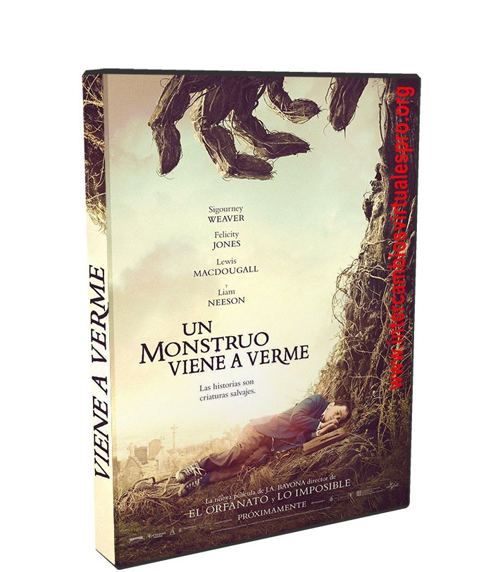 Un monstruo viene a verme poster box cover