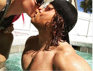 Alexa Bliss And Fiance Murphy With Kissing JPG