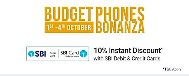 Flipkart Budget Phones Bonanza Sale : All upcoming Smartphone Deals in October.