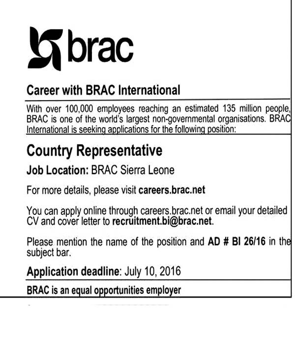 Overseas Jobs BRAC JOB CIRCULAR 2016 Jobs Hour Bd