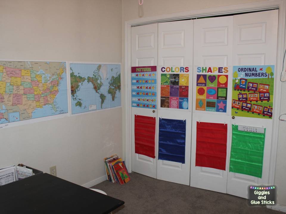 Giggles and Glue Sticks.... Our School Room