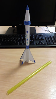Un exemple de fusée en papier opérationnel