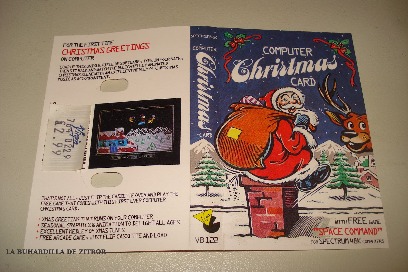 La buhardilla de Zitror: ZX Spectrum COMPUTER Christmas CARD