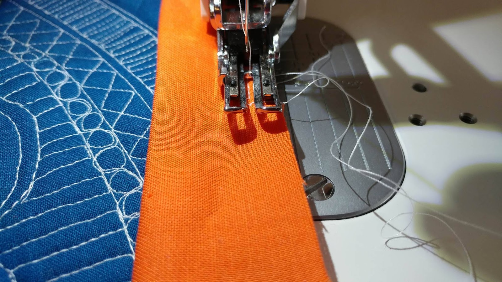 Slice of Pi Quilts Machine Quilt Binding Tutorial