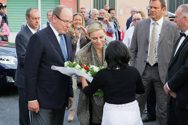 Prince Albert and Princess Charlene attended a concert in Paroldo and Prince Albert was made "Honorary Citizen of Paroldo" before the concert 