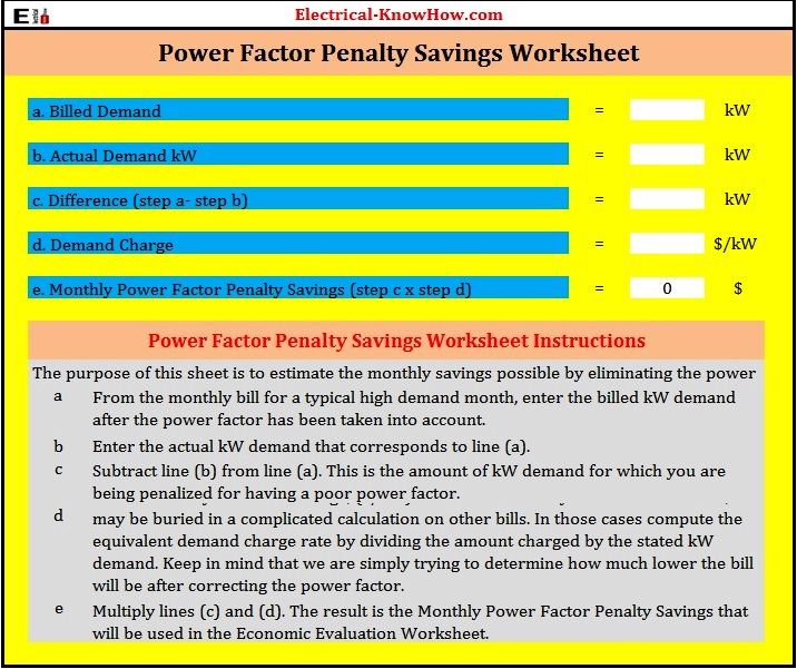 Power Factor Correction Capacitors Sizing Calculations Part Seven