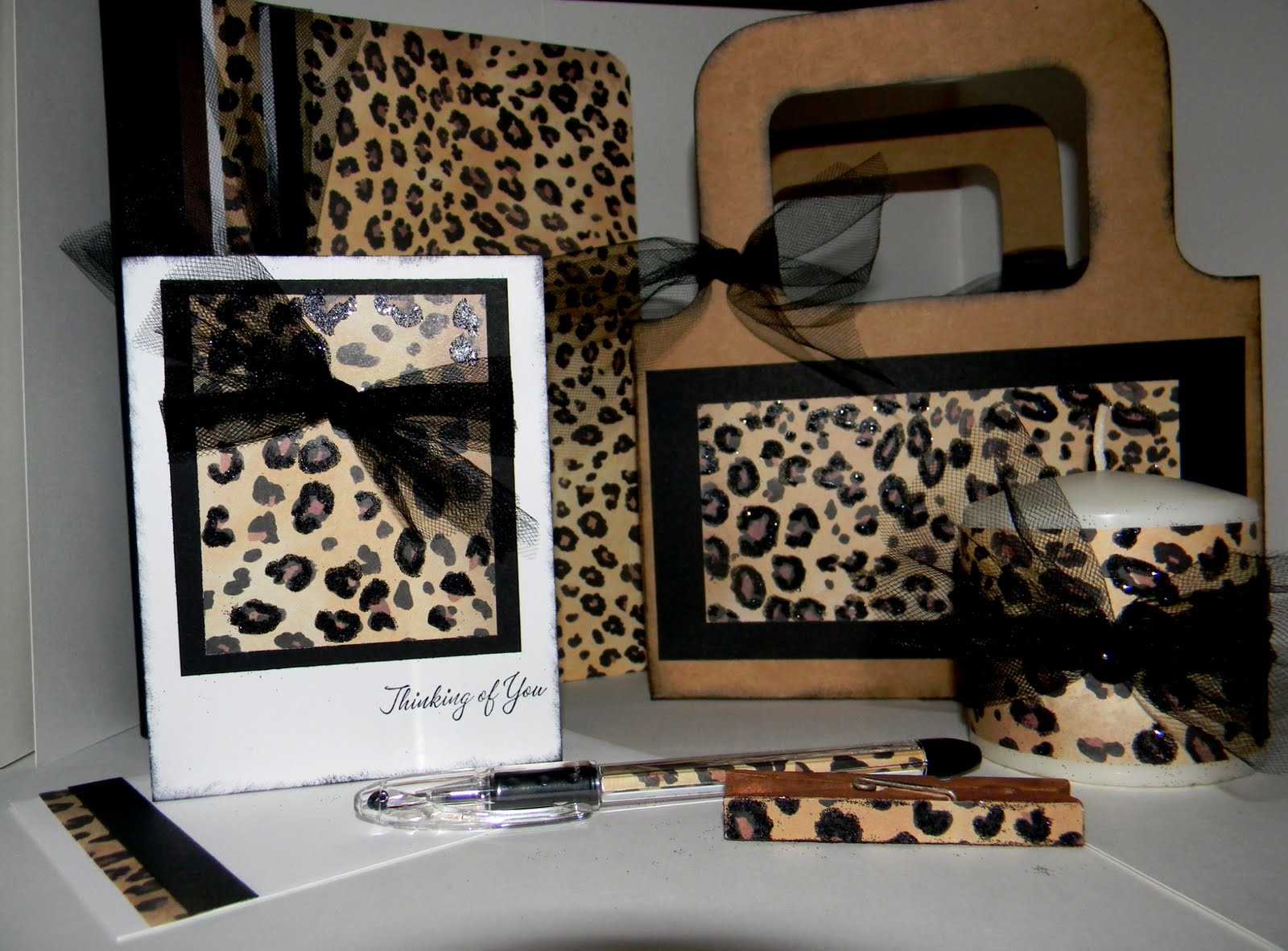 Bling Is My Thing Cheetah Print Gift Set