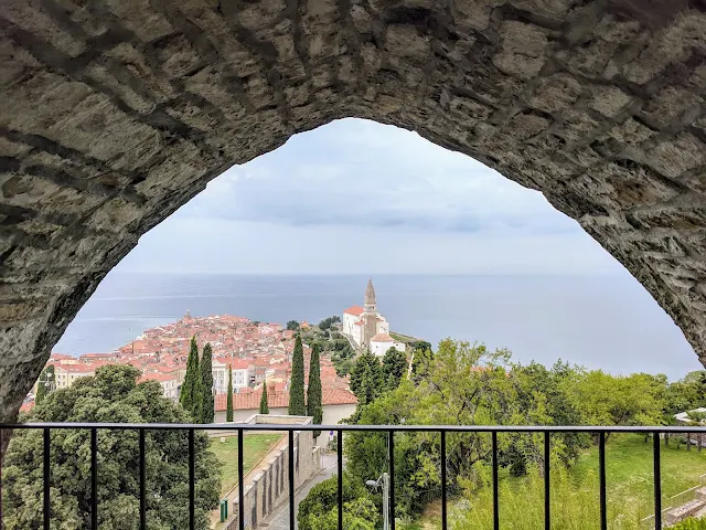 Views from the walls of Piran