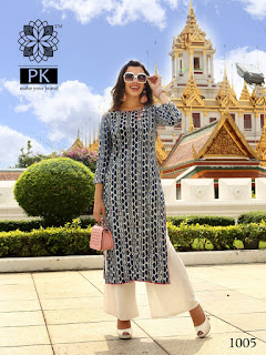 Aradhna PK Liva Rayon casual wear kurtis catalog wholesale