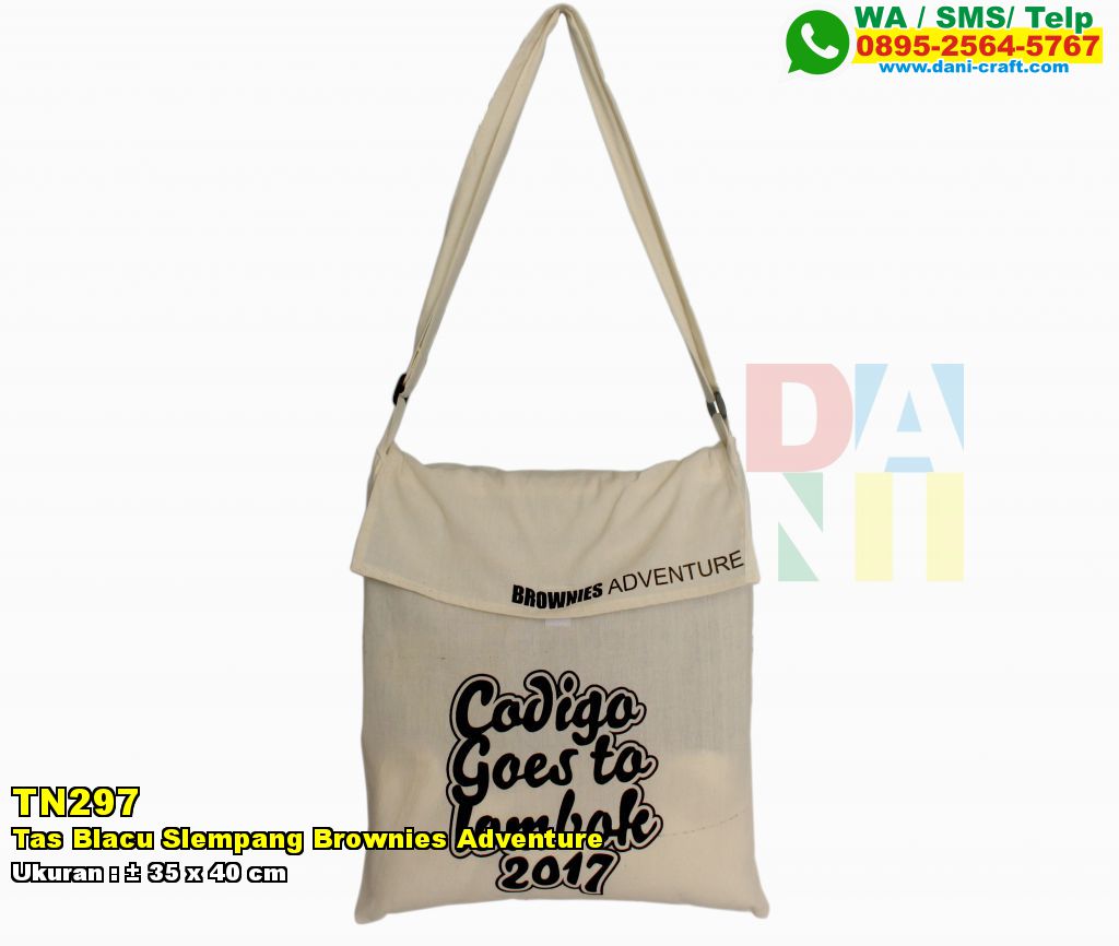 tas blacu slempang brownies adventure souvenir pernikahan tas blacu slempang brownies adventure souvenir pernikahan