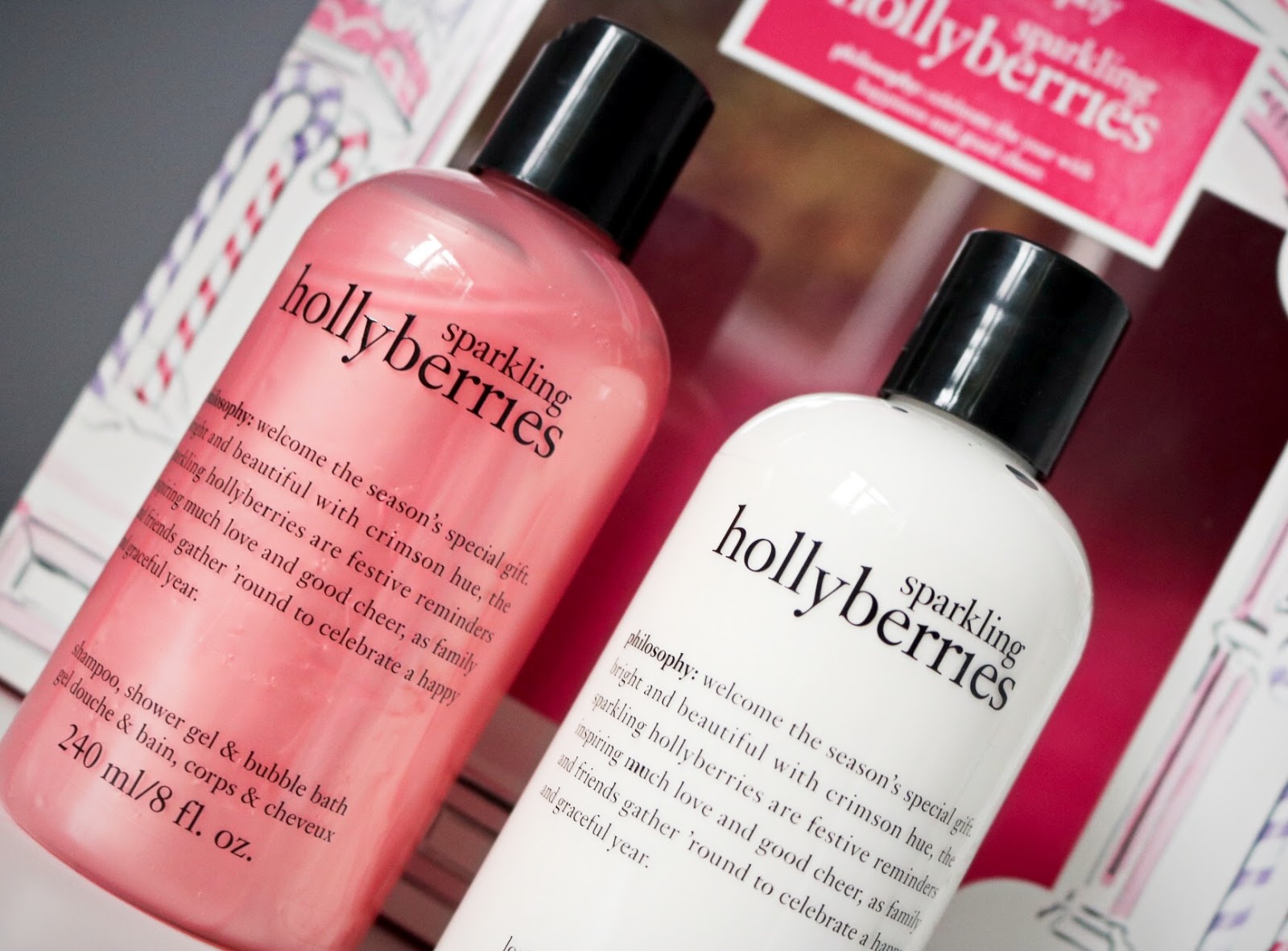 Philosophy Sparkling Hollyberries Bath and Body Gift Set I Am Fabulicious