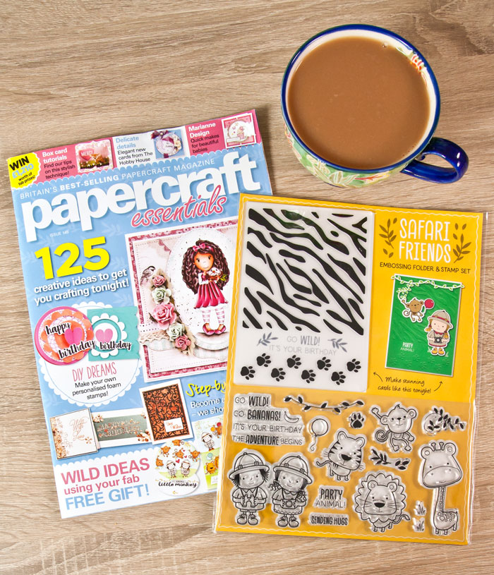 Papercraft Essentials Magazine Issue 145 and cover gift on Kim Dellow's blog