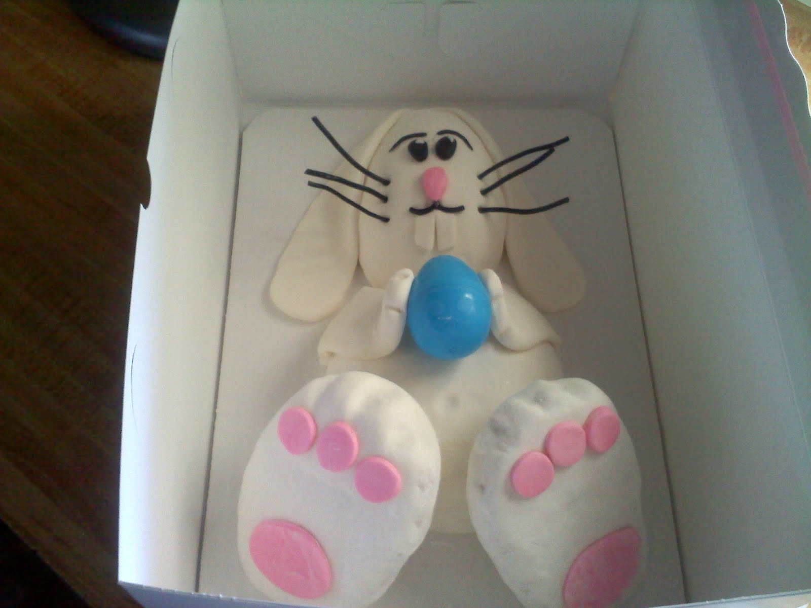 Pinky Promise Cakes: rice treat rabbit