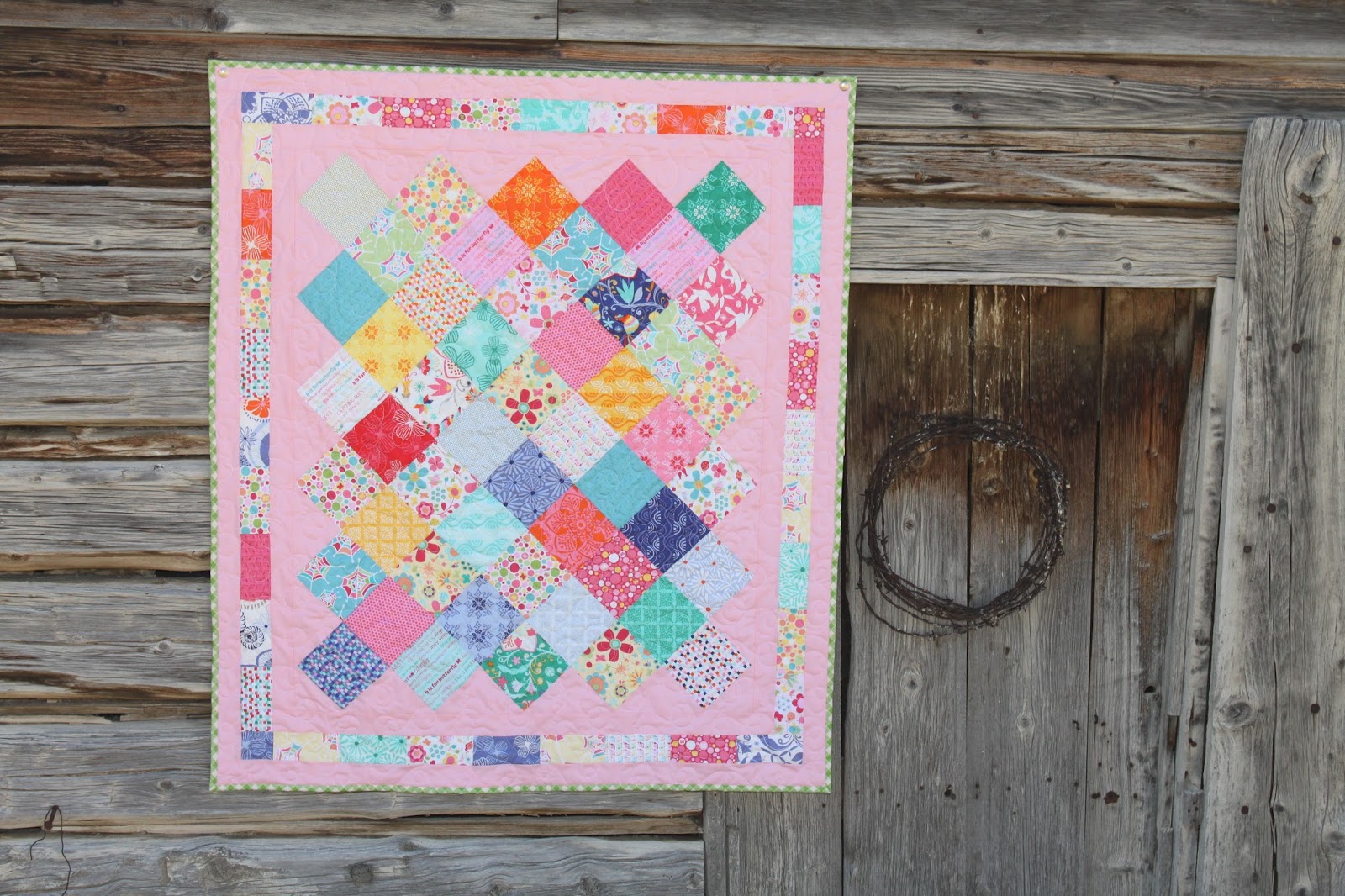 Stitch by Stitch Charm Pack baby quilt tutorial...