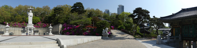 Bongeunsa - buddhistischer Tempel in Seoul - Impressionen Bongeunsa - buddhistischer Tempel in Seoul - Impressionen