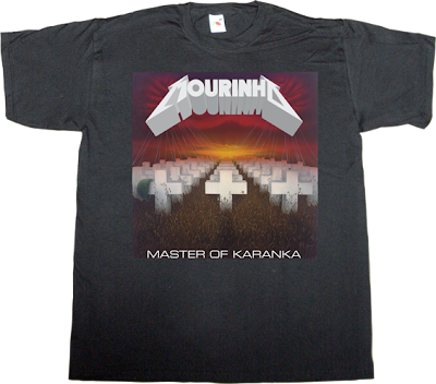 José Mourinho karanka real madrid metallica trash metal t-shirt ephemeral-t-shirts