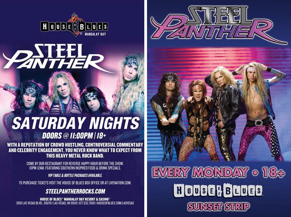 Russ Parrish Steel Panther announce residency shows