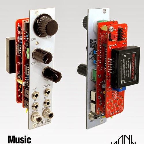 MATRIXSYNTH Music Thing Modular Spring Reverb Digital vs Analog