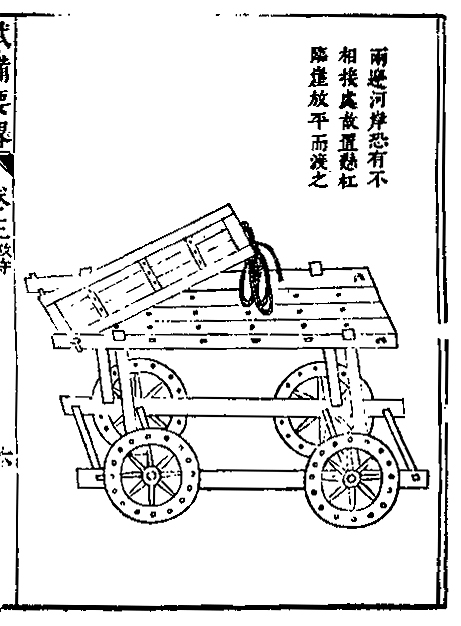 Ming Chinese Mobile Drawbridge