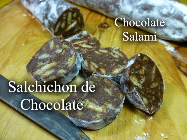 Salchichón de chocolate