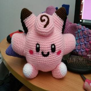 PATRON CLEFAIRY POKEMON AMIGURUMI 28352