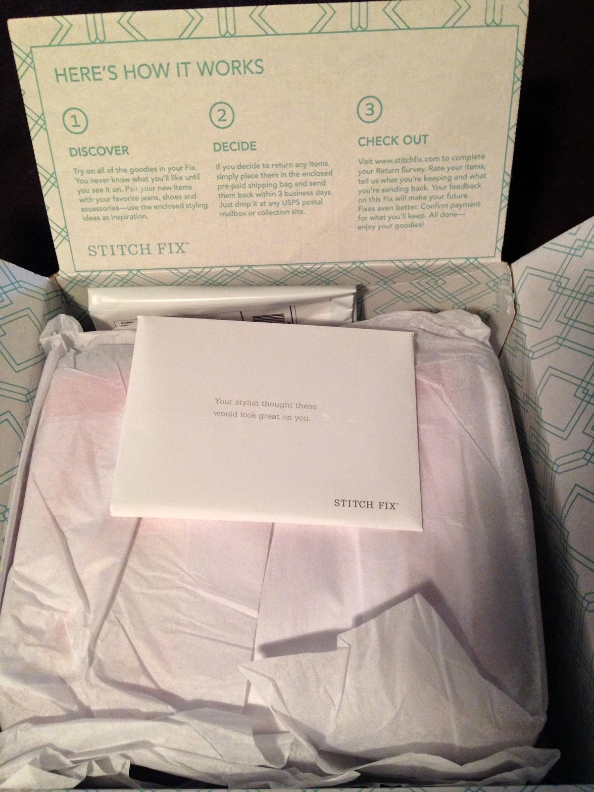 Subscription Box Love: Stitch Fix #1 - May 2014