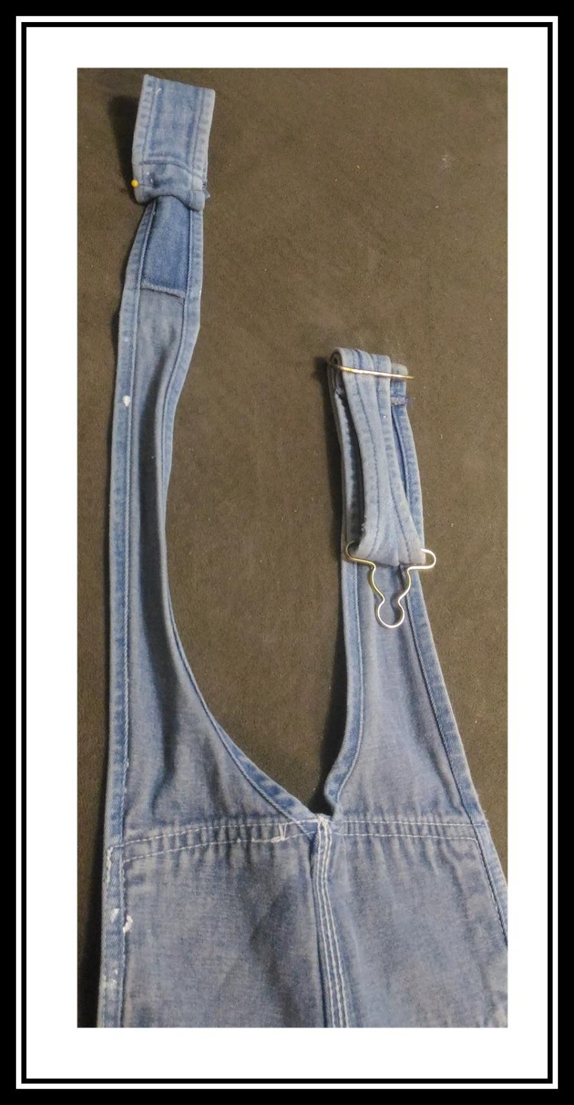 Old Timer's Habits DIY Bib Overall Buckle Loop Alternative Fix