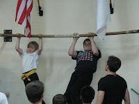 kids exercising pull ups, add, adhd, exercise, teaching