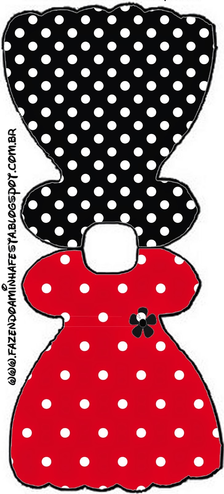 Red, Black and White Polka Dots: Free Printable Invitations. - Oh My  Fiesta! in english
