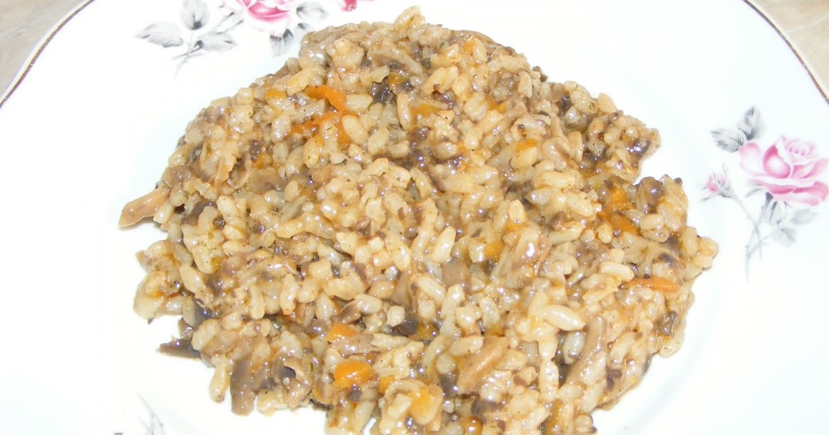 Pilaf de orez cu ciuperci reteta Retetetraditionaleromanesti.ro