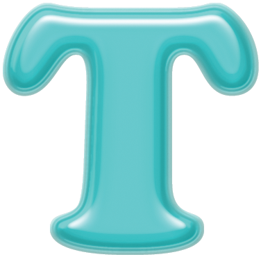 Abecedario en Celeste. Light Blue Abc. - Oh my Alfabetos!