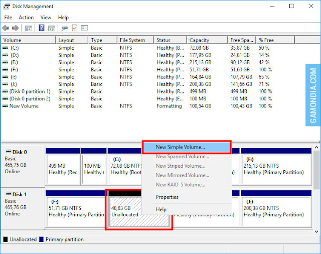 Cara Membuat Partisi Baru di Windows Cara Membuat Partisi Baru di Windows