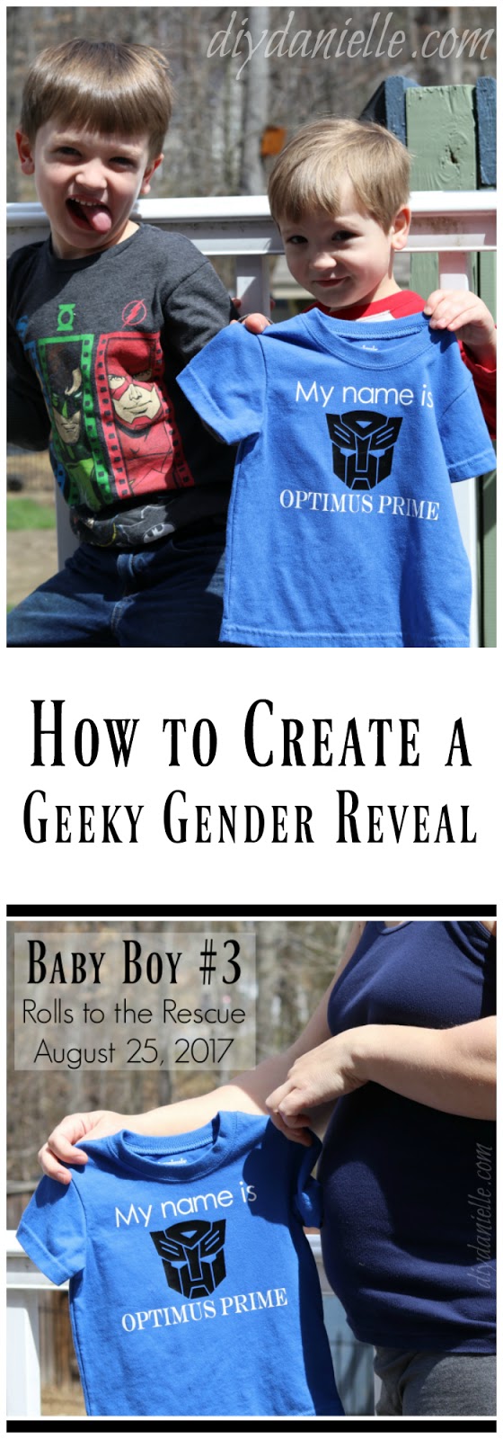 How to create a geeky gender reveal with the Cricut Air 2 DIY Geeky Gender Reveal with the Cricut Air 2