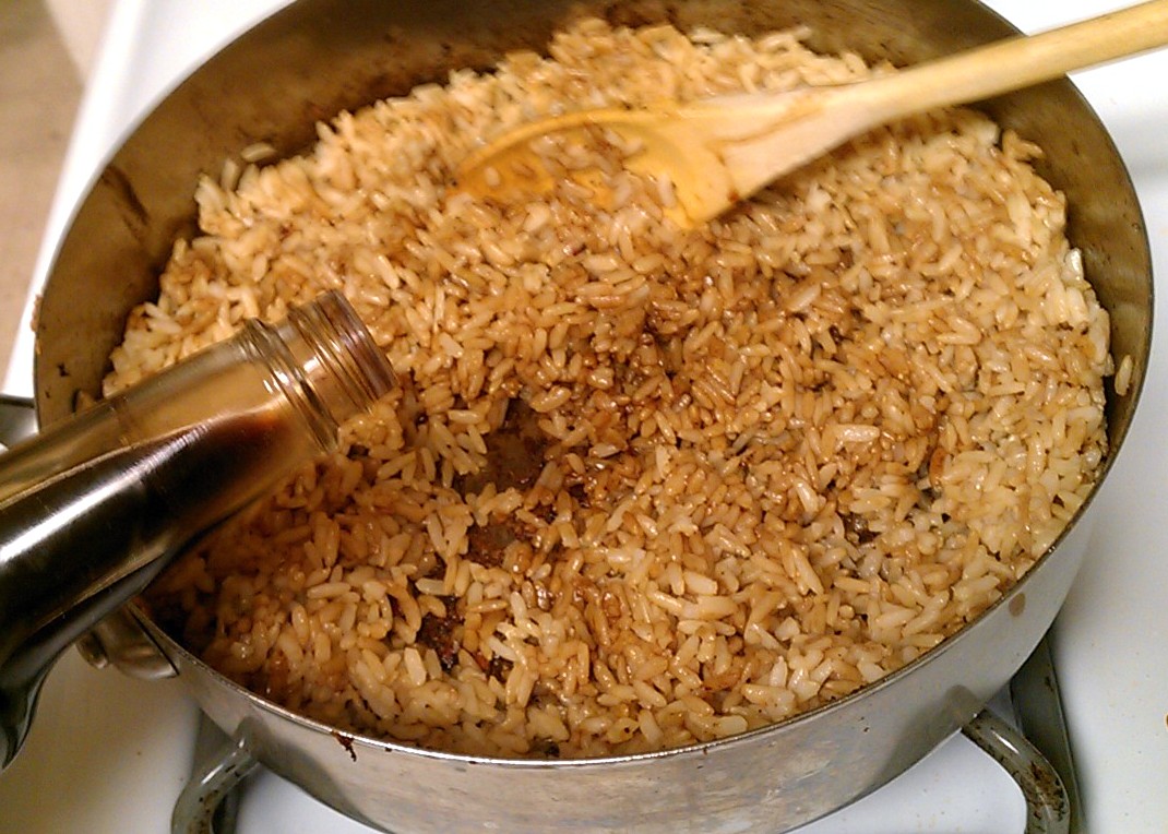 Kissing the Cook Sausage and Pepper Fried Rice