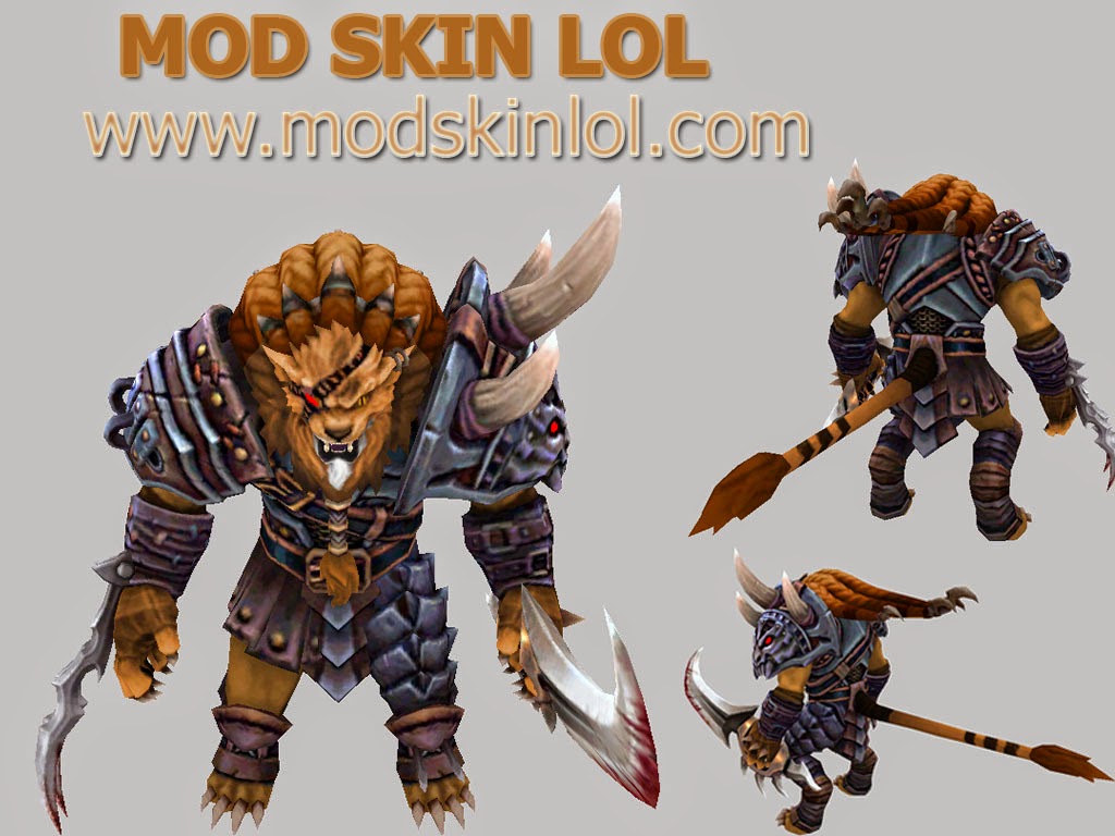 mod skin lol: [Mod Skin] Battle Lion Rengar